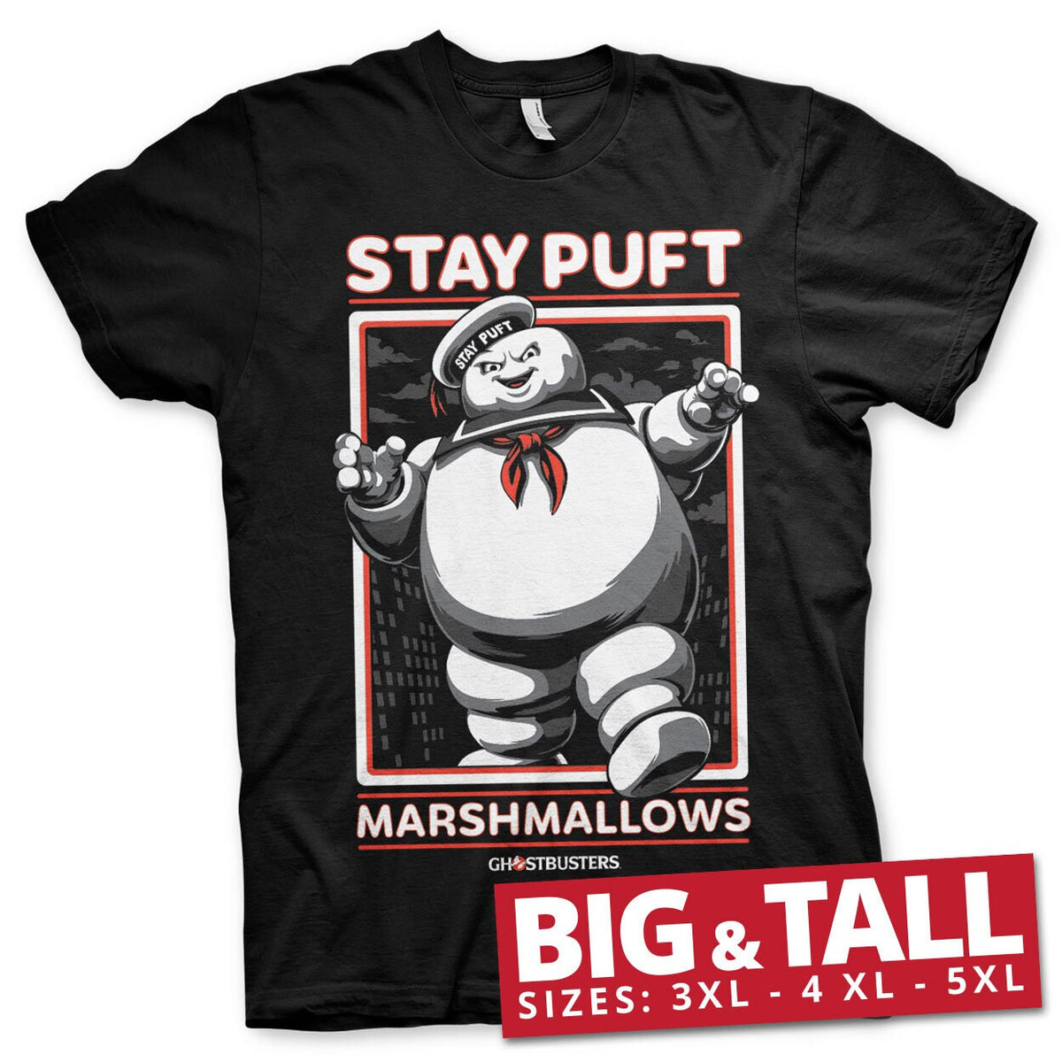 SOS Fantômes - Stay Puft Marshmallows Big & Tall T-Shirt – T-shirt grande taille