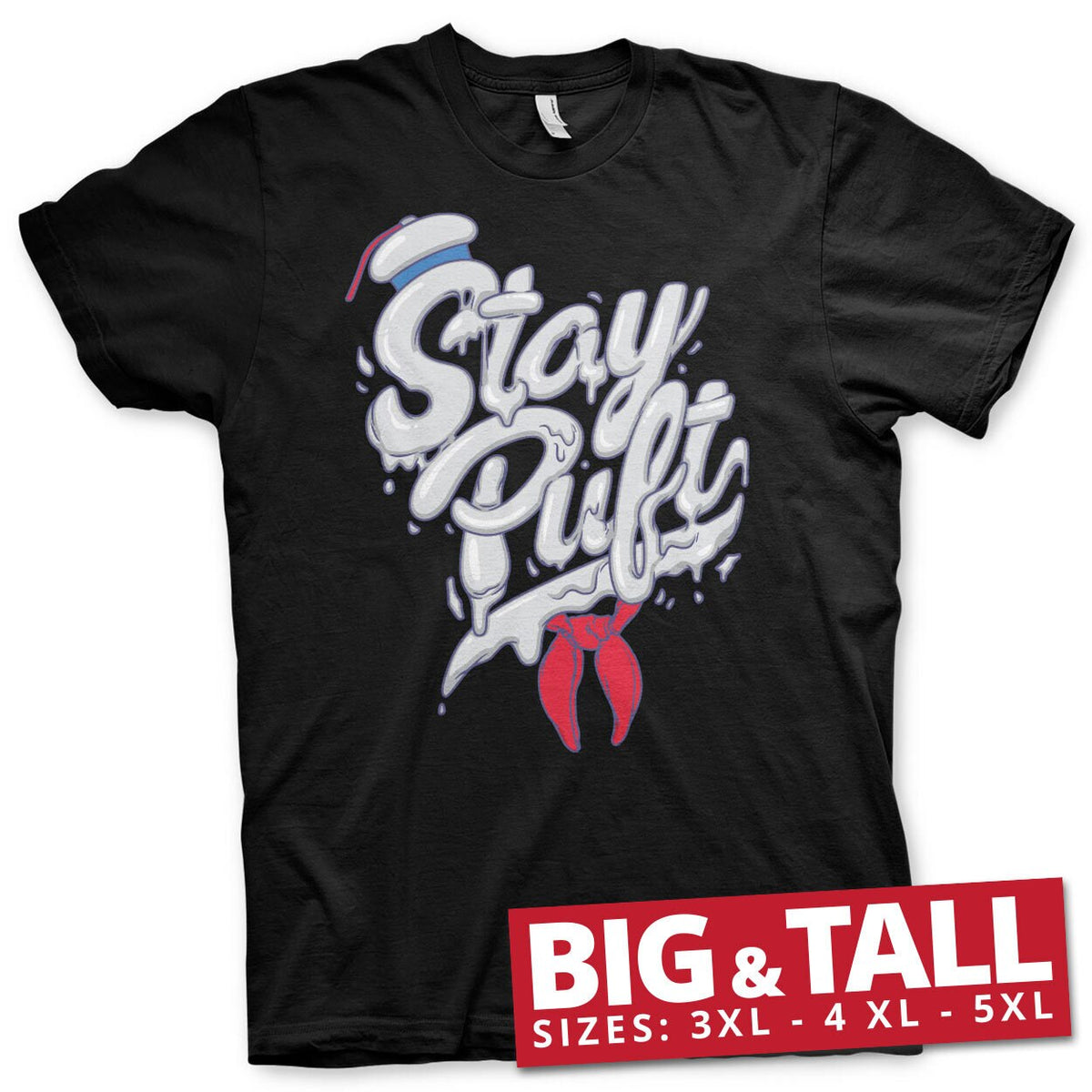 Ghostbusters (SOS Fantômes) - Stay Puft Big & Tall T-Shirt – T-shirt grande taille