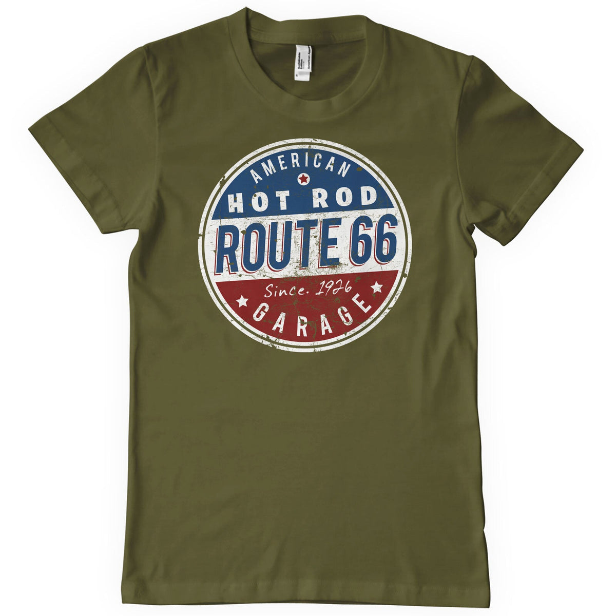 Route 66 - Hot Rod Garage T-Shirt – T-shirt