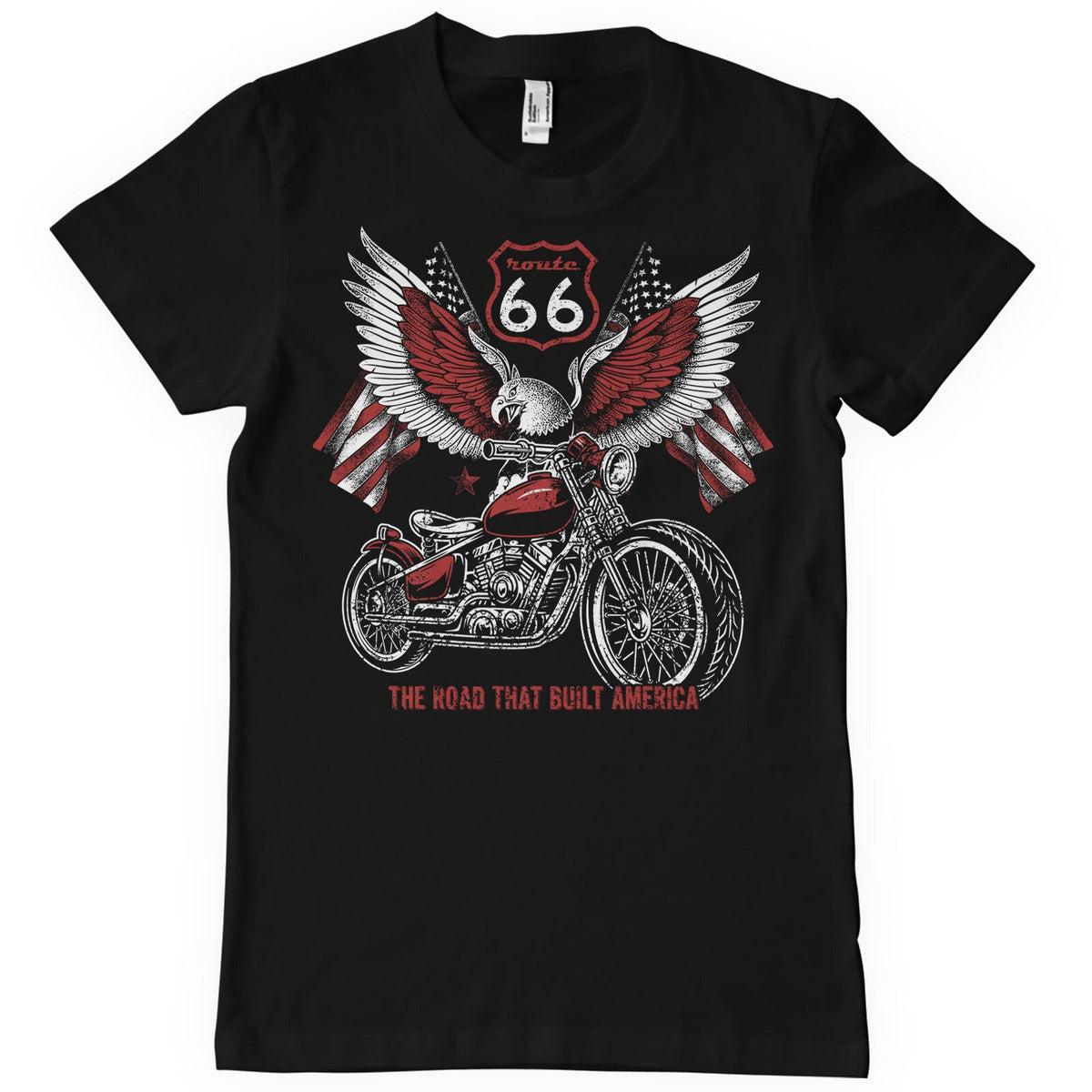 Route 66 - American Eagle Bike T-Shirt – T-shirt