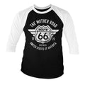 Route 66 - The Mother Road Baseball 3/4 Sleeve Tee – T-shirt baseball manches 3/4