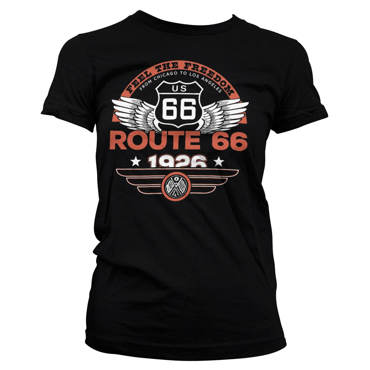 Route 66 - Feel The Freedom Girly Tee – T-shirt femme