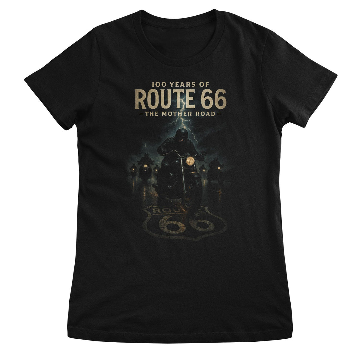 Route 66 - 100 Years Of Route 66 Girly Tee – T-shirt femme