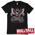 Route 66 - American Eagle Bike Big & Tall T-Shirt – T-shirt grande taille