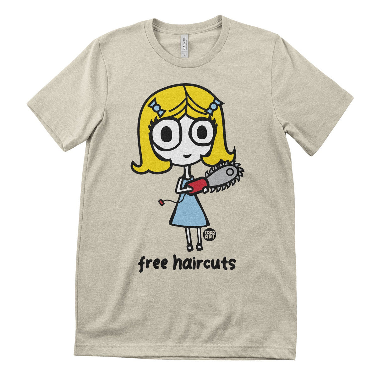 Ange-l - Free Haircuts - ToddArt T-Shirt – T-shirt