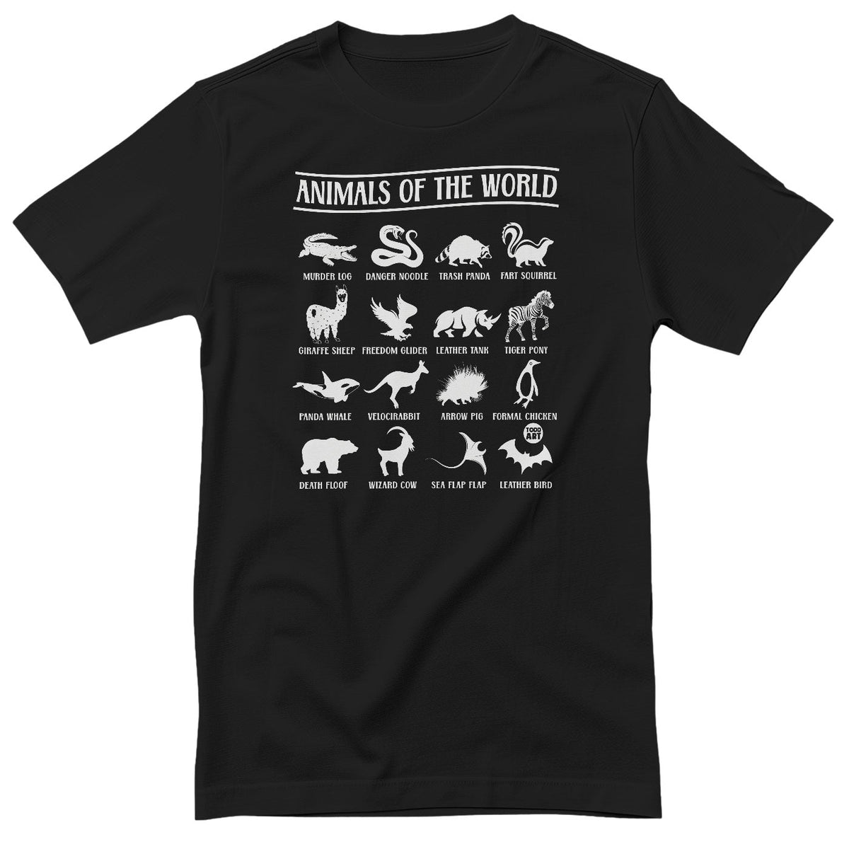 Animals Of The World - ToddArt T-Shirt – T-shirt