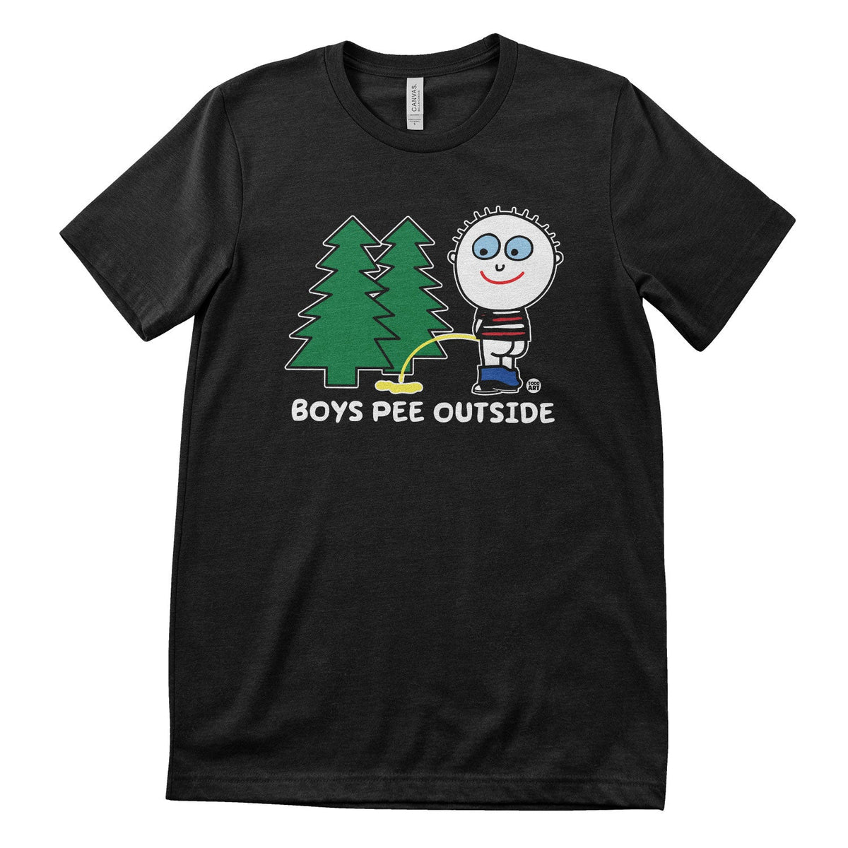 Boys Pee Outside - ToddArt T-Shirt – T-shirt