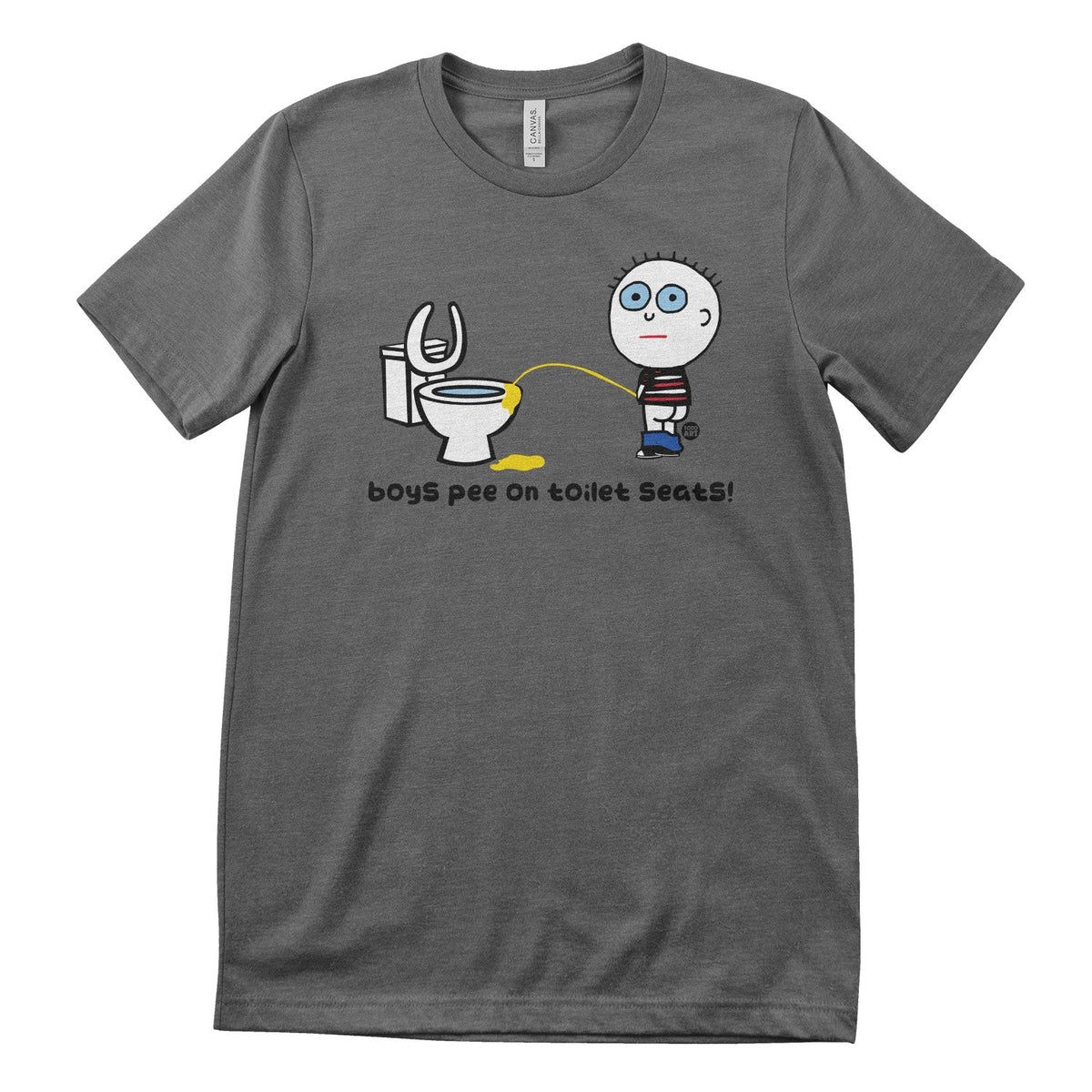Boys Pee On Toilet Seats - ToddArt T-Shirt – T-shirt