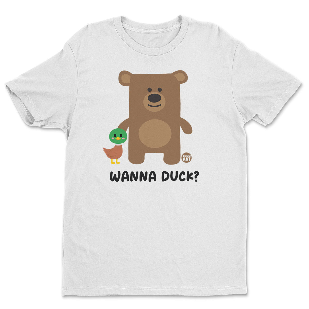 Wanna Duck - Don't Care Bear T-Shirt – T-shirt