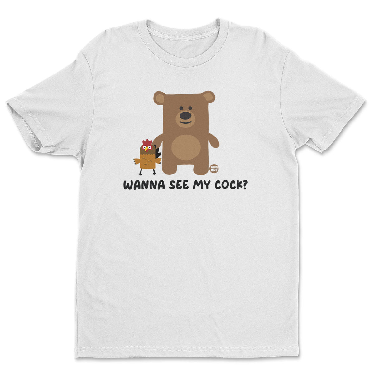 Wanna See My Cock - Don't Care Bear T-Shirt – T-shirt