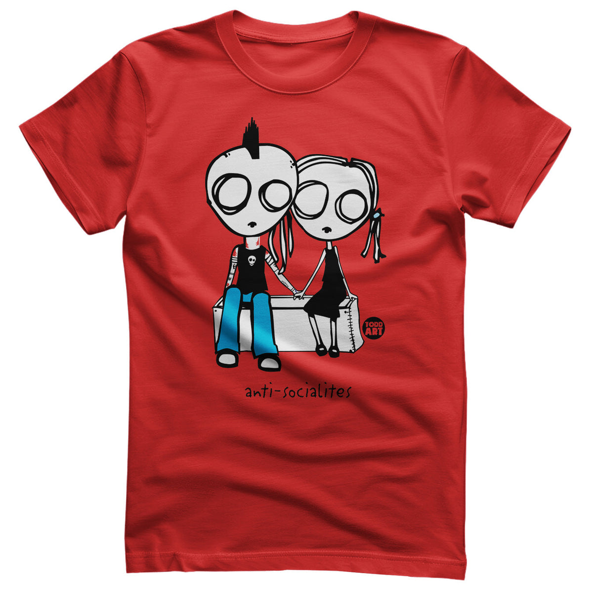 Anti-Socialites - ToddArt T-Shirt – T-shirt