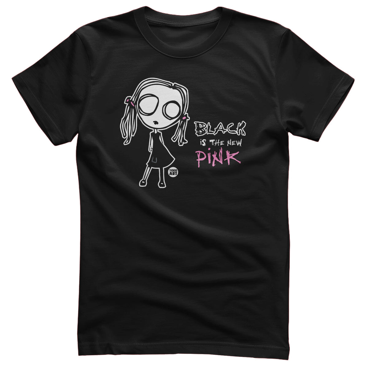 Black Is The New Pink - ToddArt T-Shirt – T-shirt