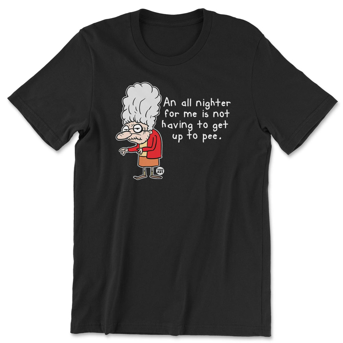 An All Nighter - ToddArt T-Shirt – T-shirt