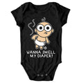 Bad Baby - Wanna Smell My Diaper - ToddArt Baby Body – Body bébé