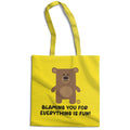 Blaming You For Everything Is Fun - Don't Care Bear Tote Bag – Tote bag
