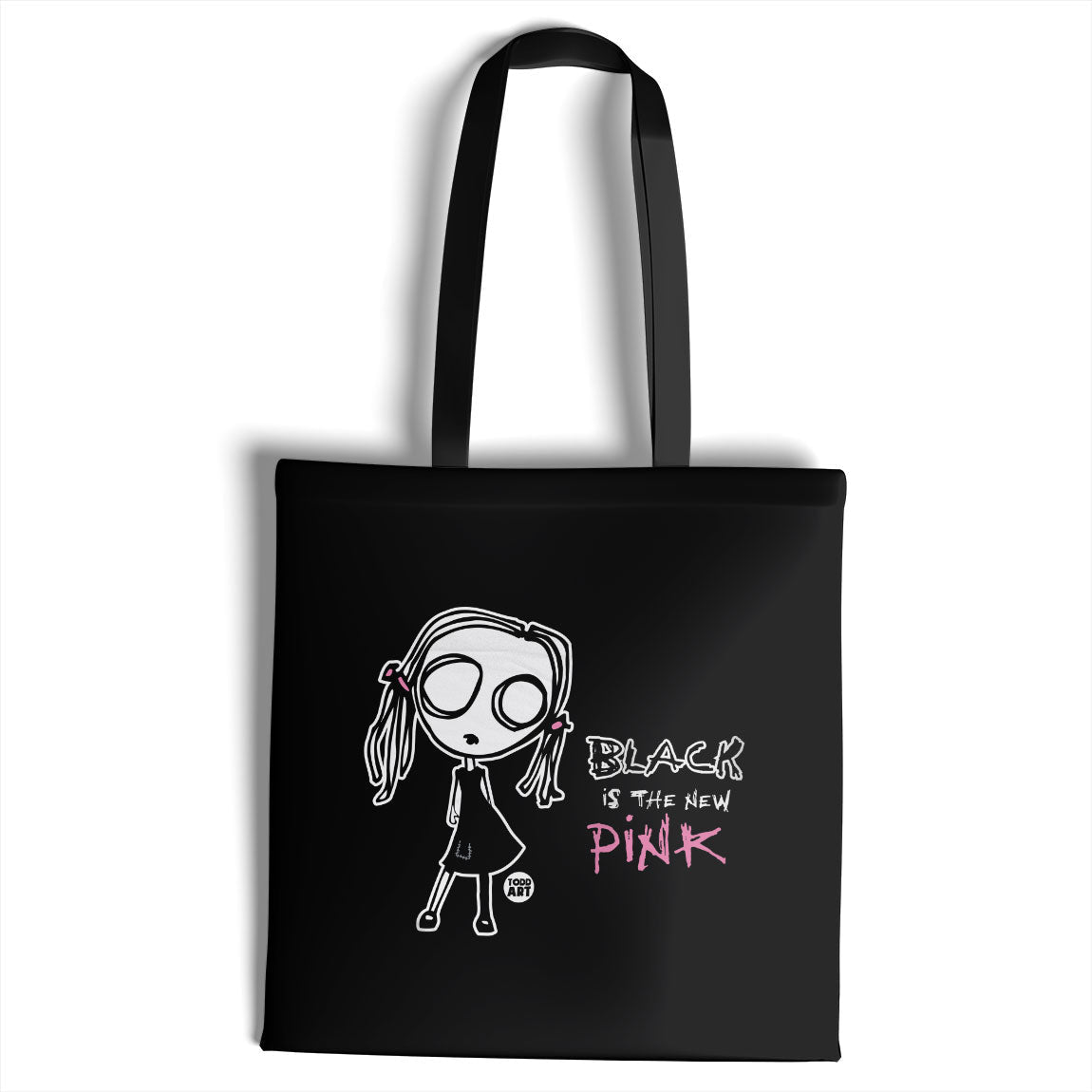 Black Is The New Pink - ToddArt Tote Bag – Tote bag