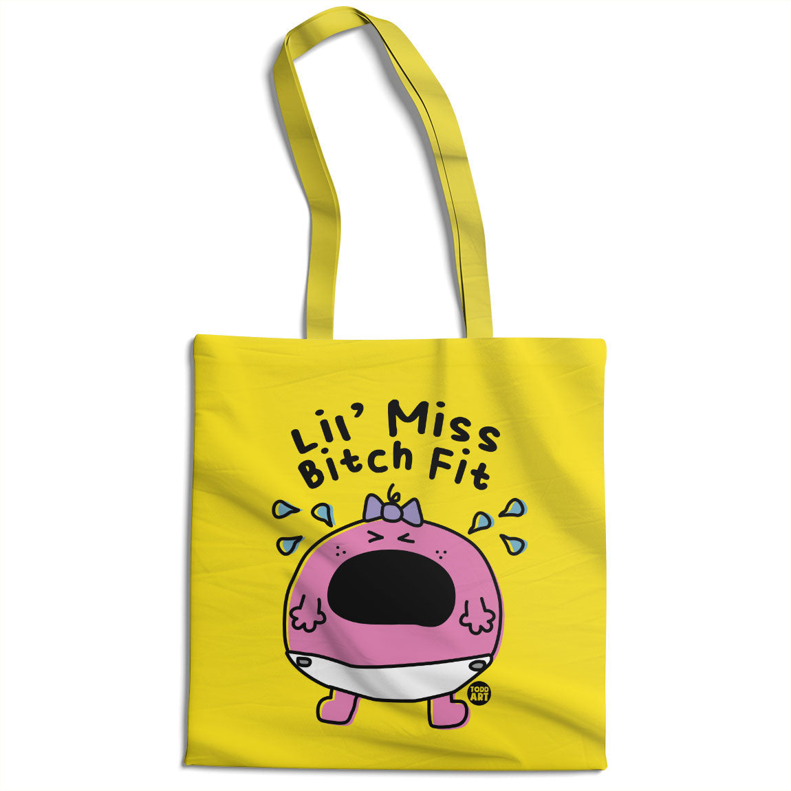 Lil' Miss Bitch Fit - ToddArt Tote Bag – Tote bag