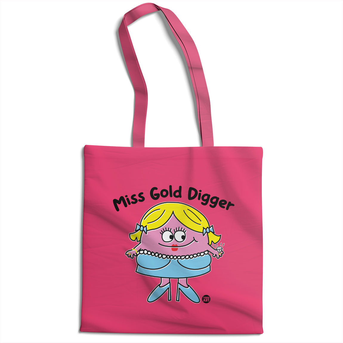 Miss Gold Digger - ToddArt Tote Bag – Tote bag