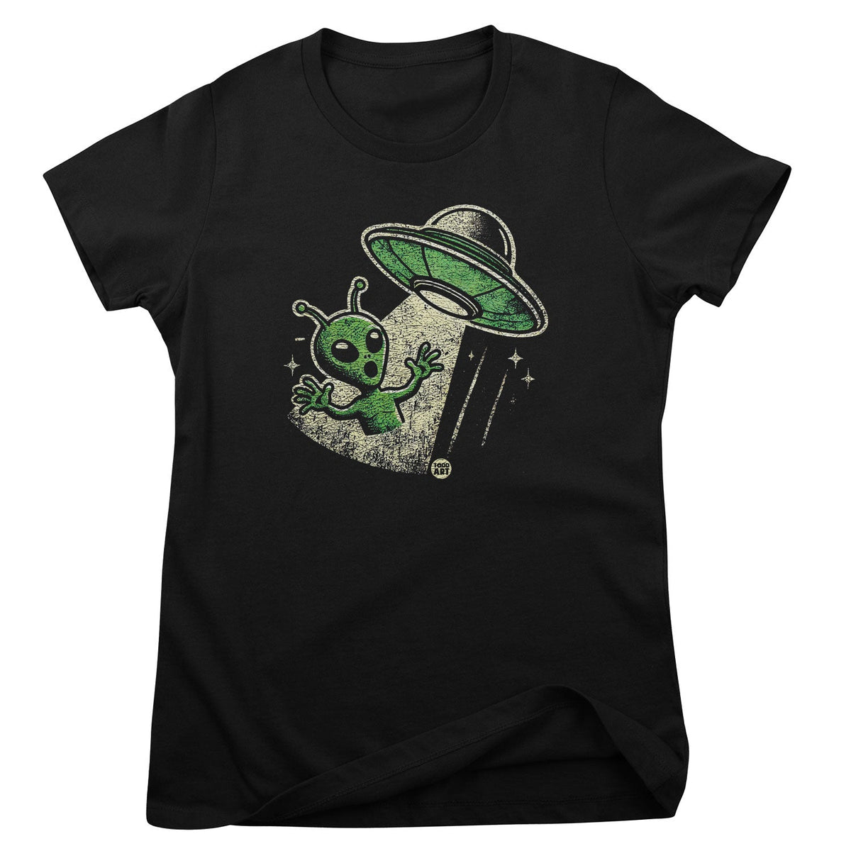 Alien Abduction - ToddArt Girly Tee – T-shirt femme