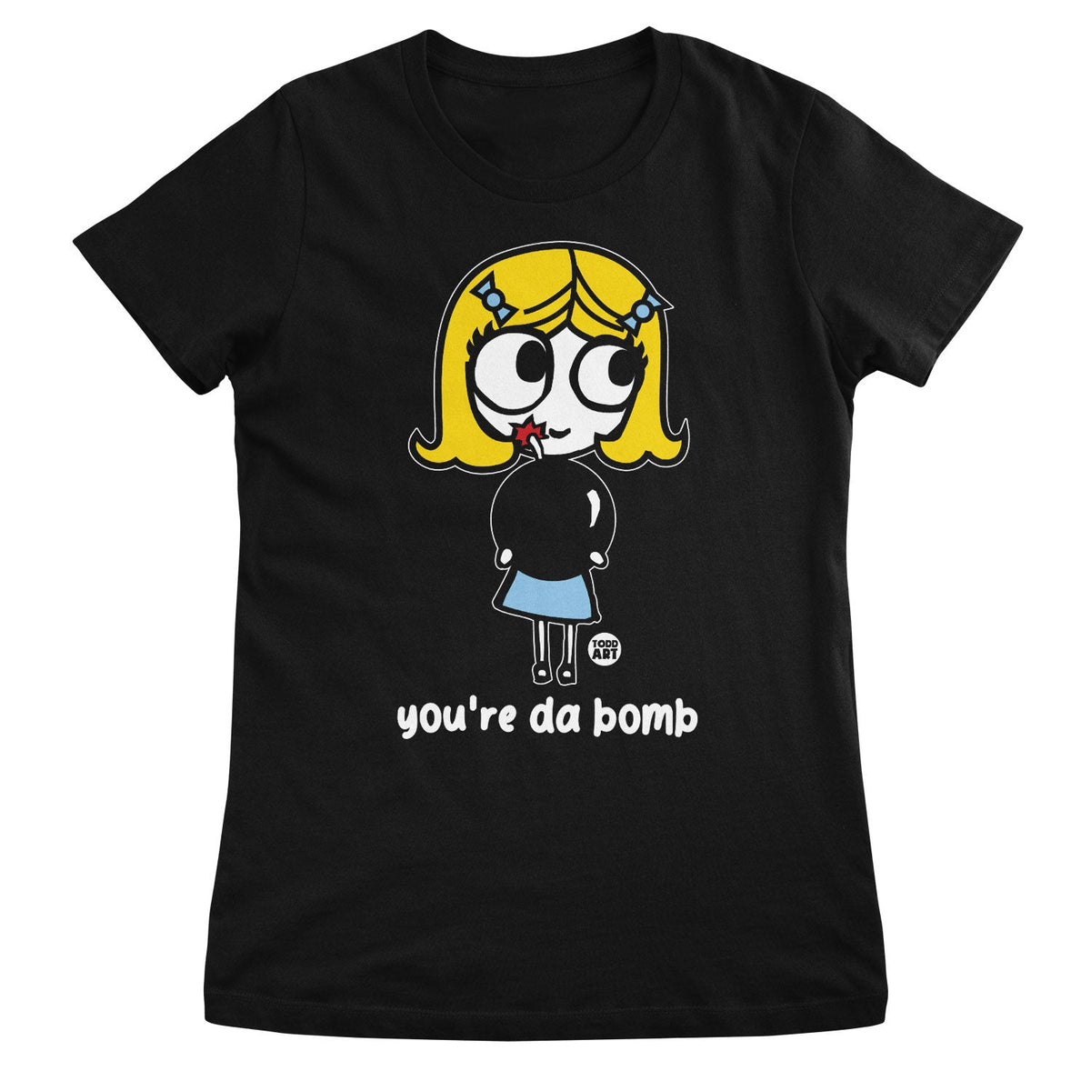 Ange-l - You're Da Bomb - ToddArt Girly Tee – T-shirt femme