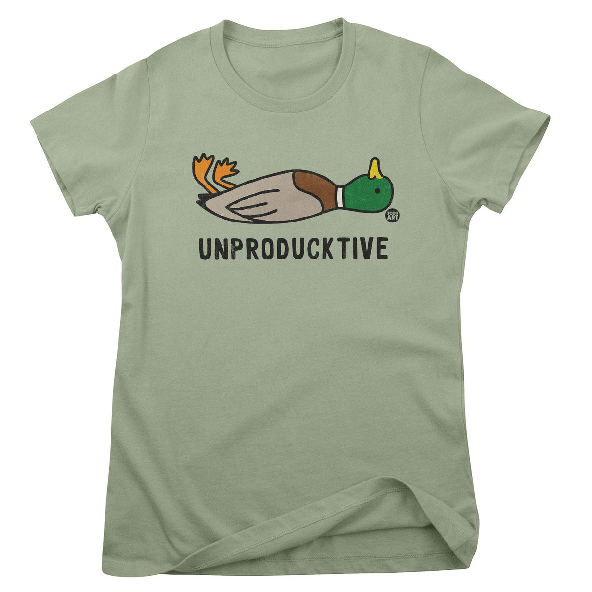 Unproducktive - ToddArt Girly Tee – T-shirt femme
