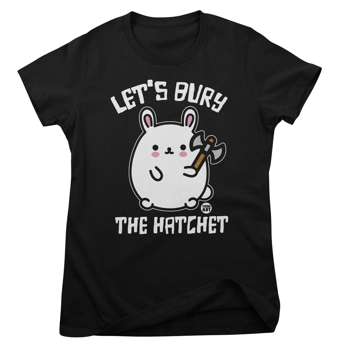 Bad Bunny - Let's Bure The Hatchet - ToddArt Girly Tee – T-shirt femme