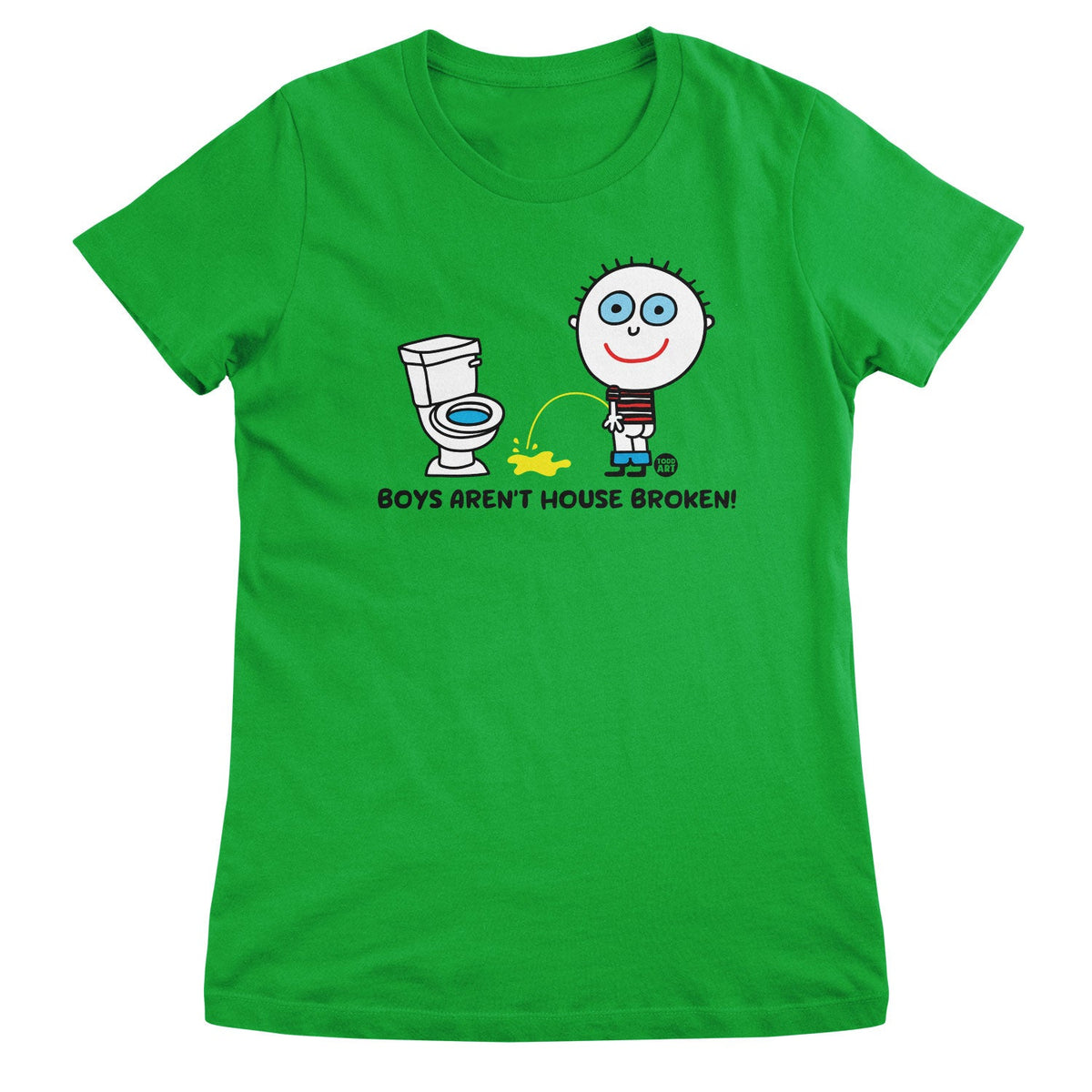Boys Aren't House Broken - ToddArt Girly Tee – T-shirt femme