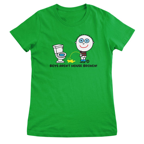 Boys Aren't House Broken - ToddArt Girly Tee – T-shirt femme