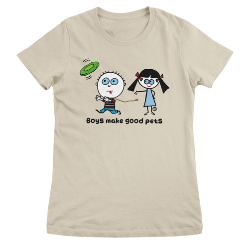 Boys Make Good Pets - ToddArt Girly Tee – T-shirt femme