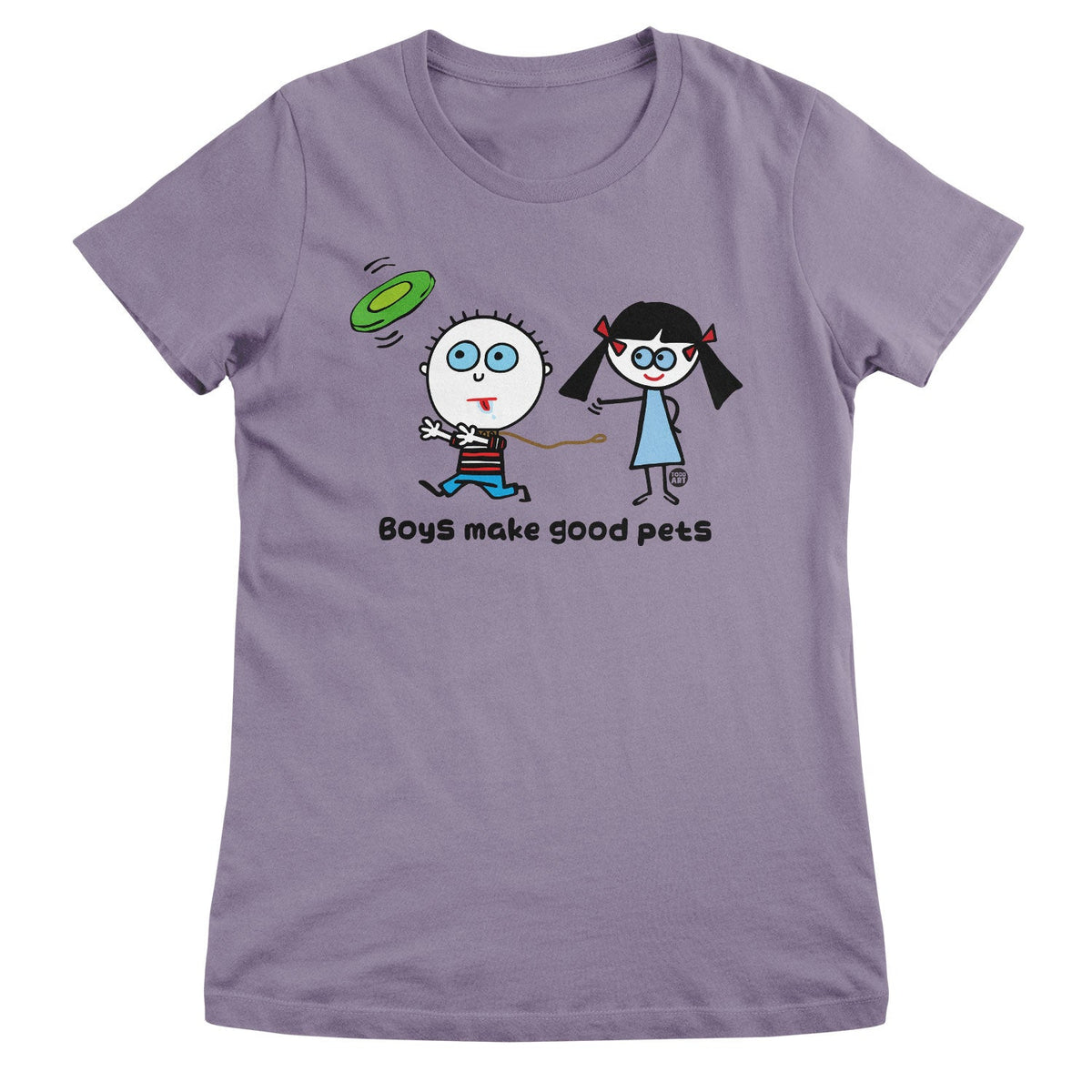 Boys Make Good Pets - ToddArt Girly Tee – T-shirt femme