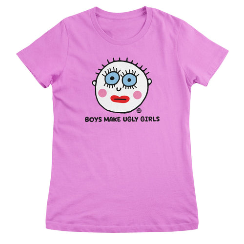 Boys Make Ugly Girls - ToddArt Girly Tee – T-shirt femme
