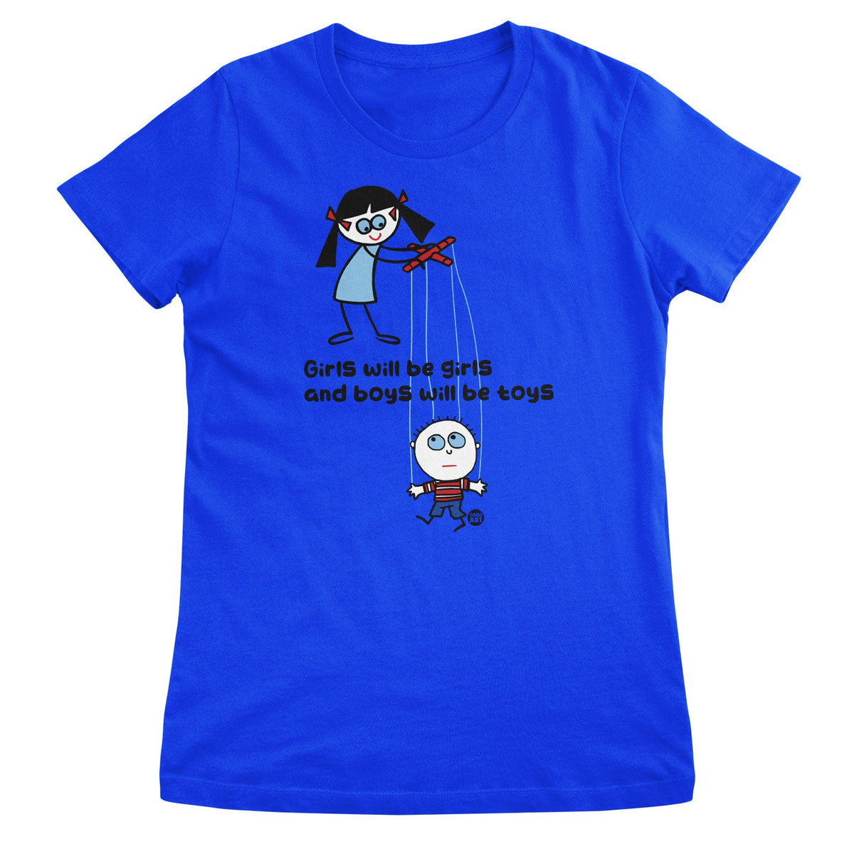 Boys Will Be Toys - ToddArt Girly Tee – T-shirt femme