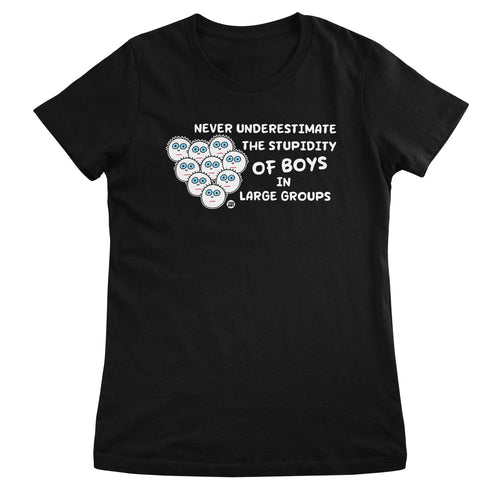 Boys In Large Groups - ToddArt Girly Tee – T-shirt femme