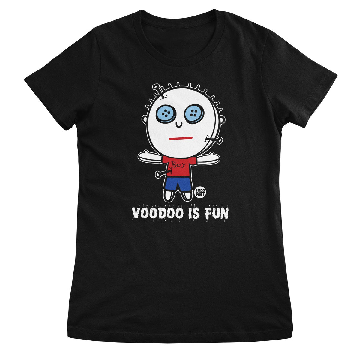 Voodoo Is Fun - ToddArt Girly Tee – T-shirt femme