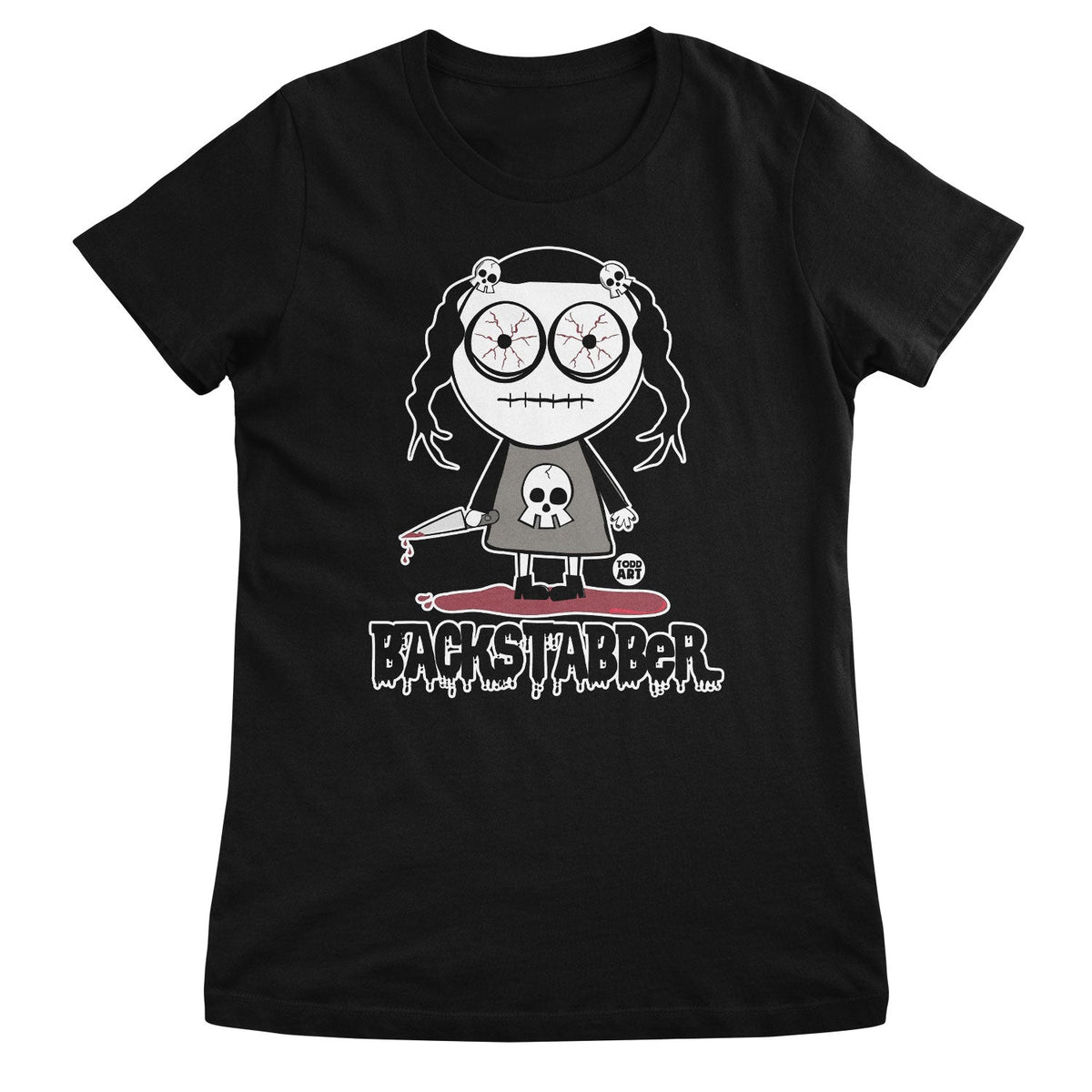 Bloody Mary The Backstabber - ToddArt Girly Tee – T-shirt femme