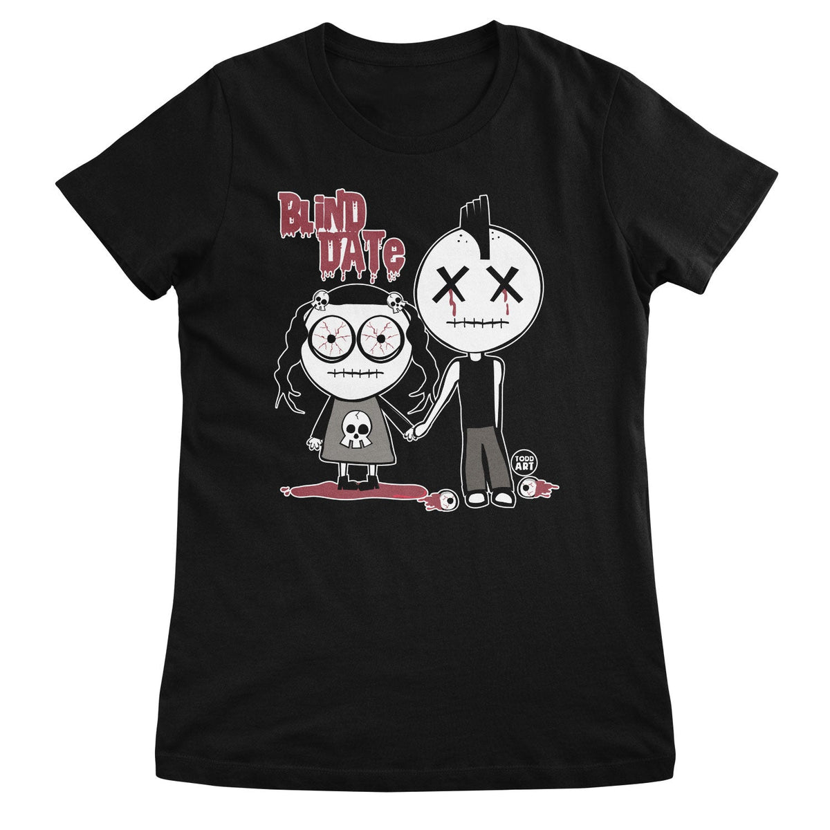 Bloody Mary Blind Date - ToddArt Girly Tee – T-shirt femme