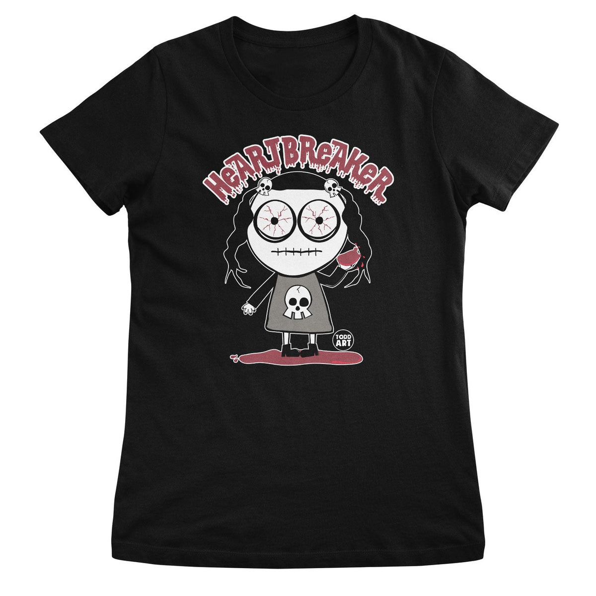 Bloody Mary The Heartbreaker - ToddArt Girly Tee – T-shirt femme