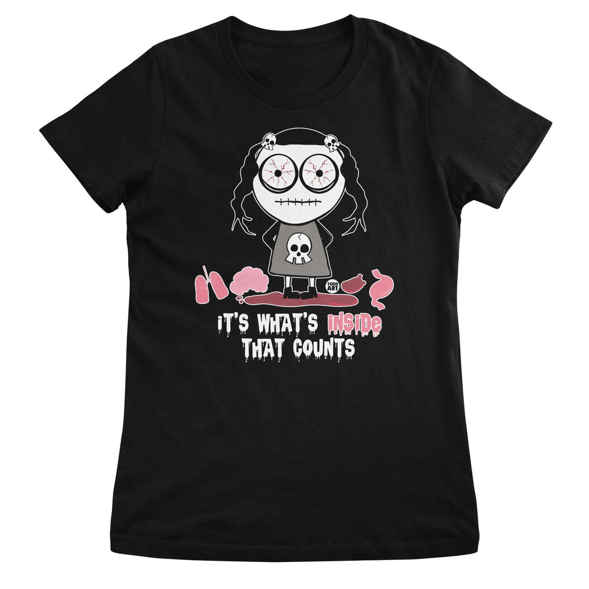 Bloody Mary - Inside That Counts - ToddArt Girly Tee – T-shirt femme