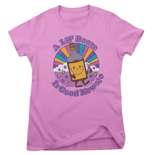A Lil' Booze Is Good News - ToddArt Girly Tee – T-shirt femme