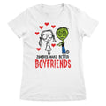 Zombies Make Better Boyfriends - ToddArt Girly Tee – T-shirt femme