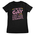 Can't Think Straight - ToddArt Girly Tee – T-shirt femme