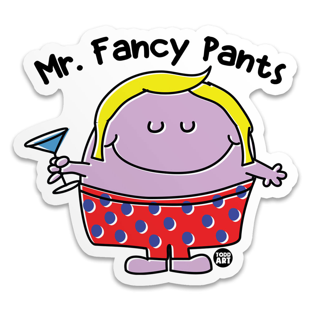 Mr Fancy Pants Sticker – Sticker