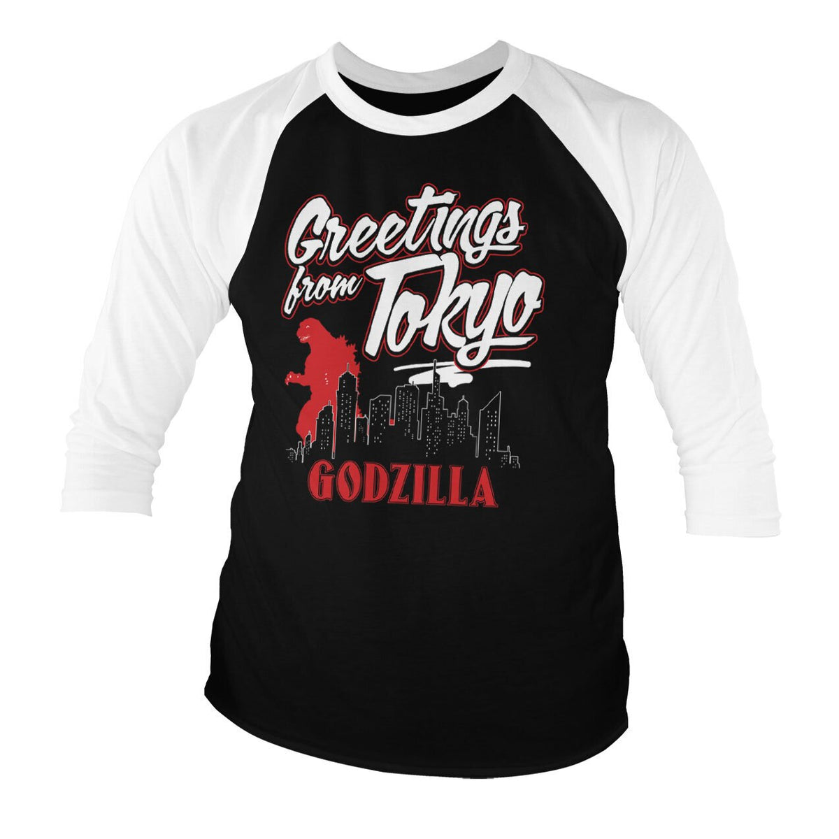 Greetings From Tokyo Baseball 3/4 Sleeve Tee – T-shirt baseball manches 3/4