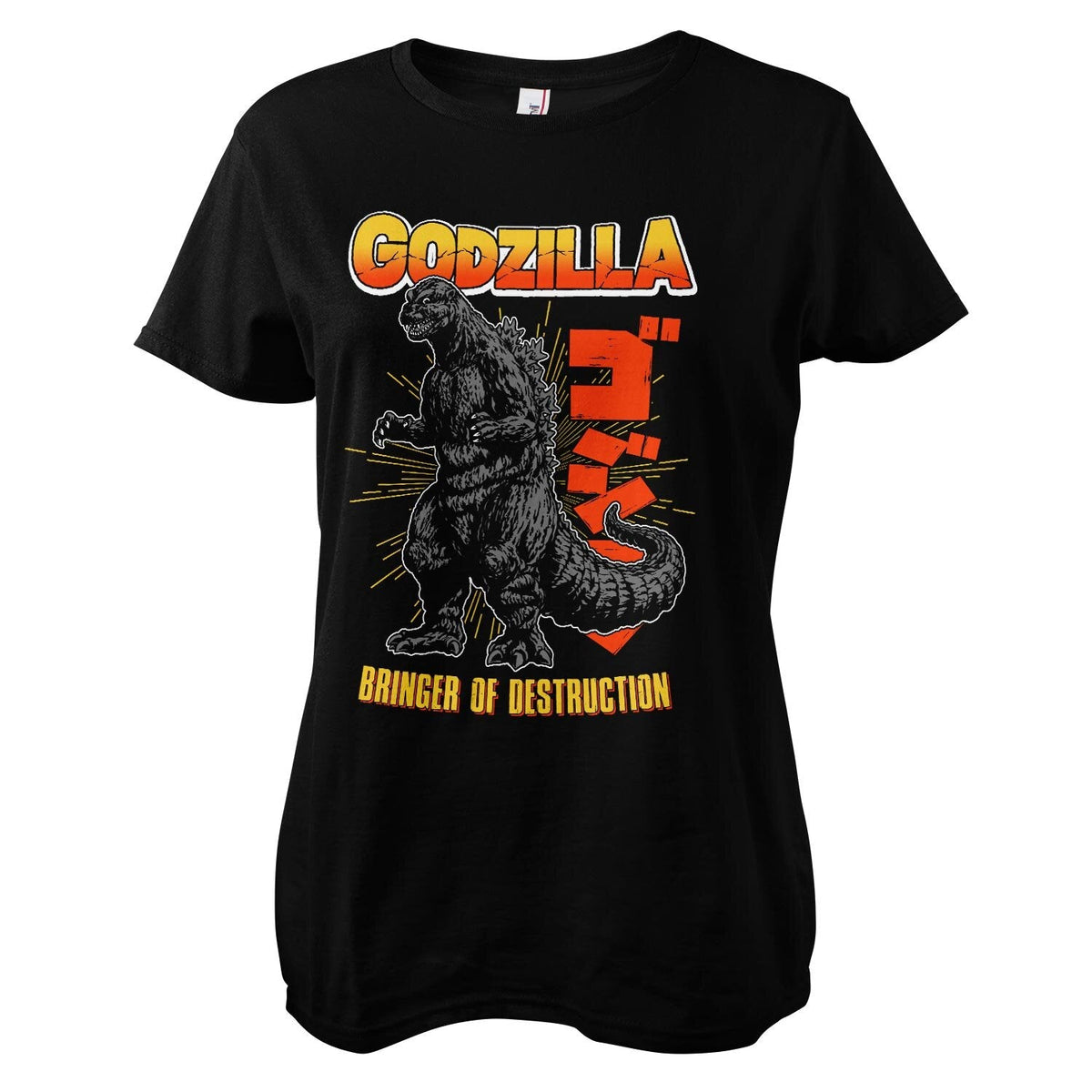 Godzilla - Bringer Of Destruction Girly Tee – T-shirt femme