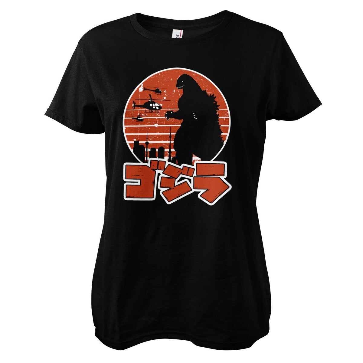 Godzilla Japanese Logo Girly – T-shirt femme