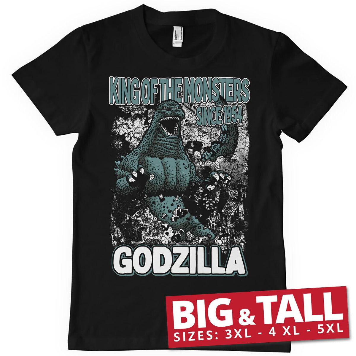 Godzilla Since 1954 Big & Tall T-Shirt – T-shirt grande taille
