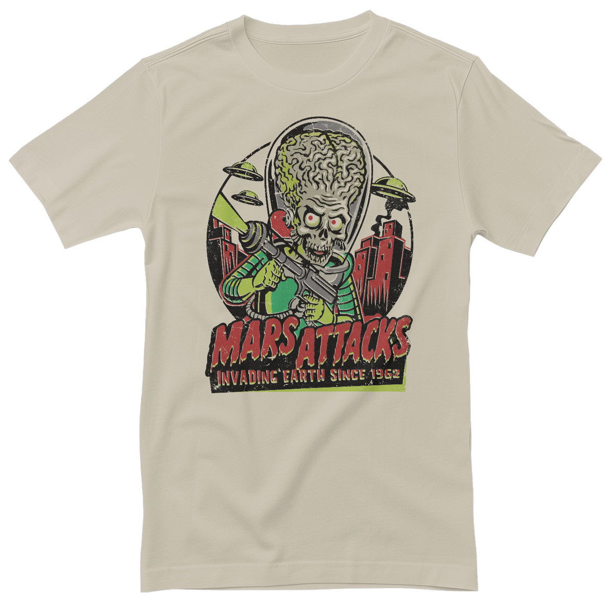 Mars Attacks - Invading Earth Since 1962 T-Shirt – T-shirt