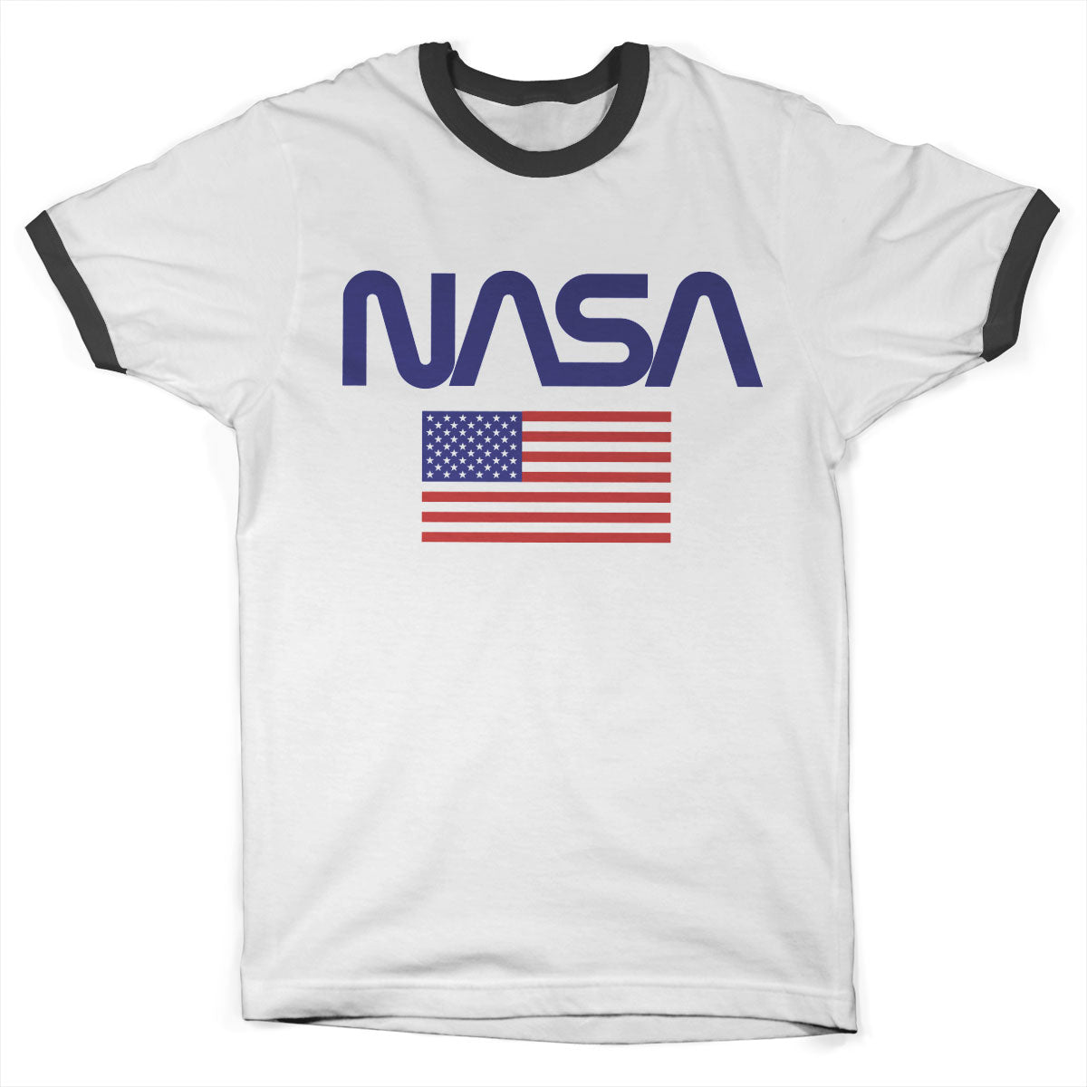 NASA - Old Glory Ringer Tee – T-shirt ringer
