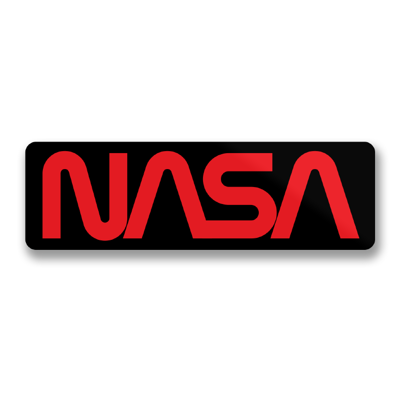 NASA Worm Logo Sticker – Sticker