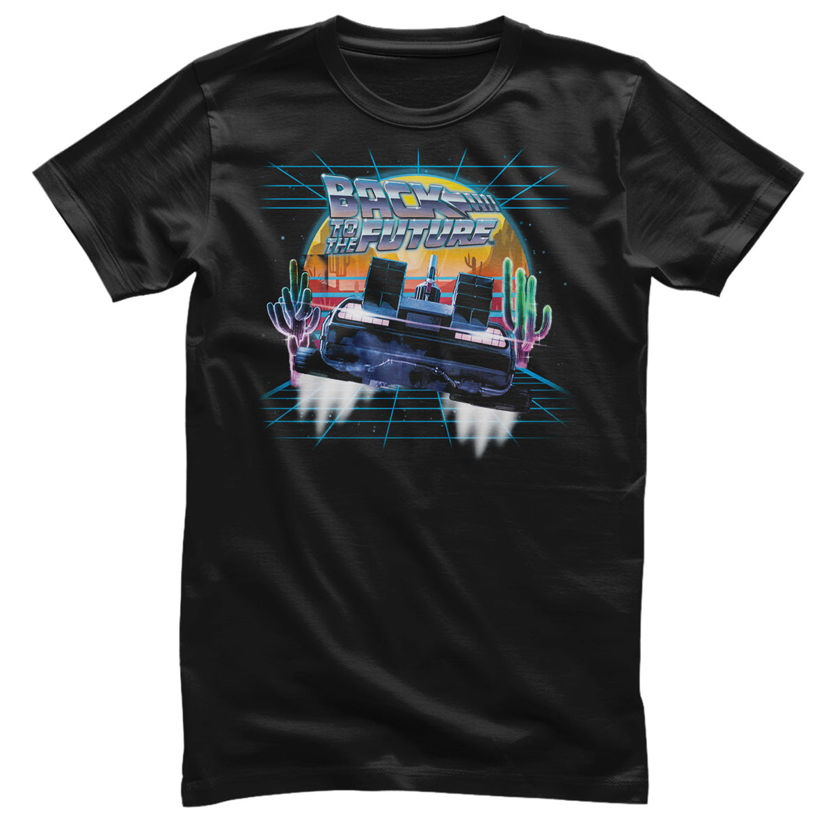 Back To The Future (Retour vers le futur) Retro Neon Desert T-Shirt – T-shirt